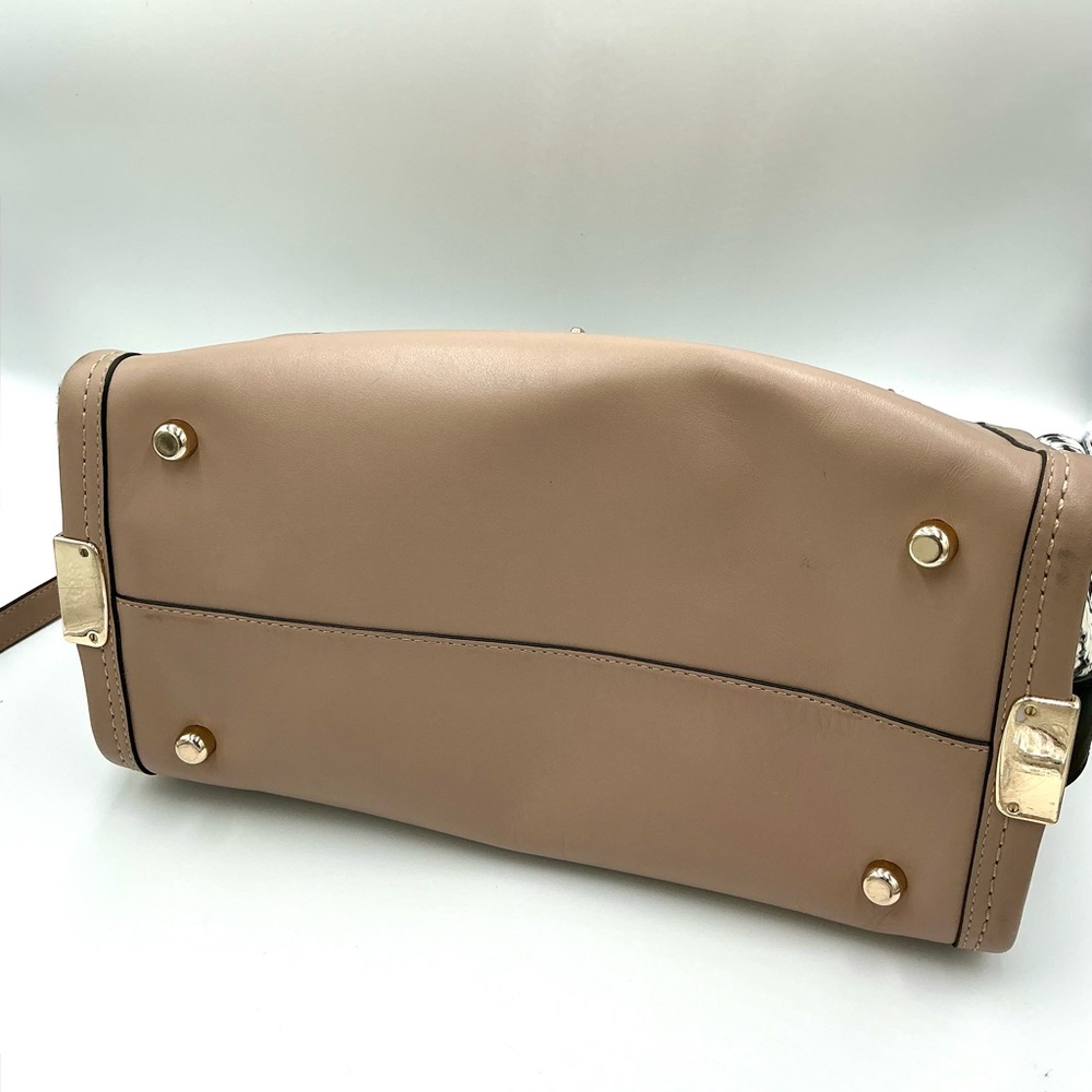 Coach Colorblock Exotic Swagger Satchel with Python Embossed Leather #887 - Picture 5 of 6